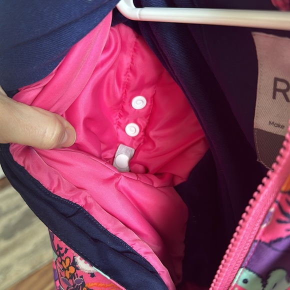 Girls Roxy Snowy Tale Technical Ski Jacket 4/5 - Picture 3 of 8